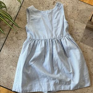 Crewcuts Blue Striped Kids Dress